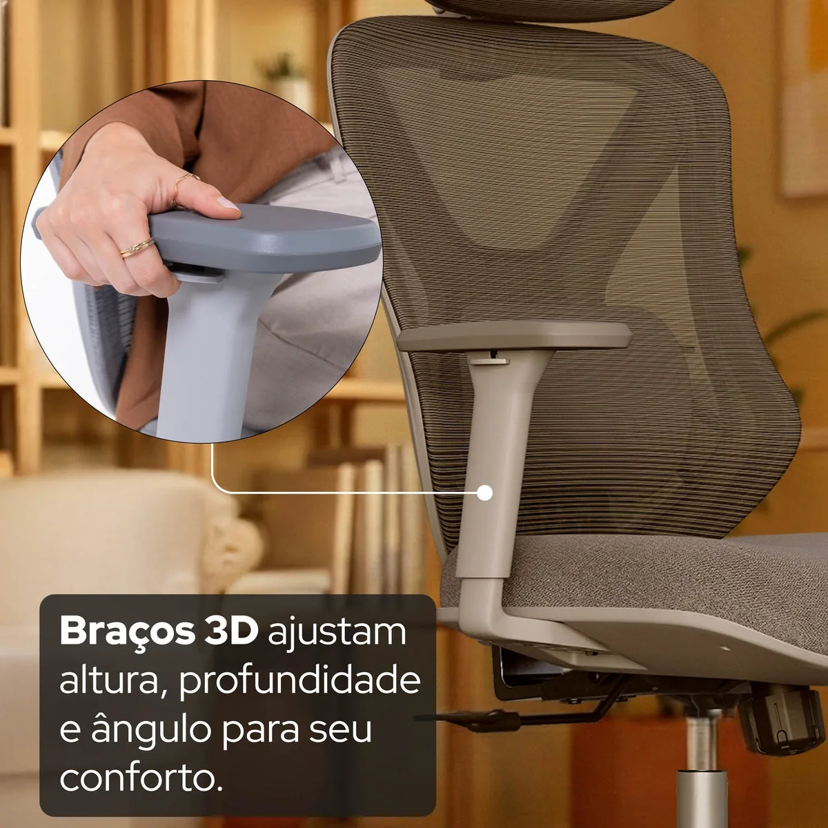 Cadeira Ergonômica Elements Rasala