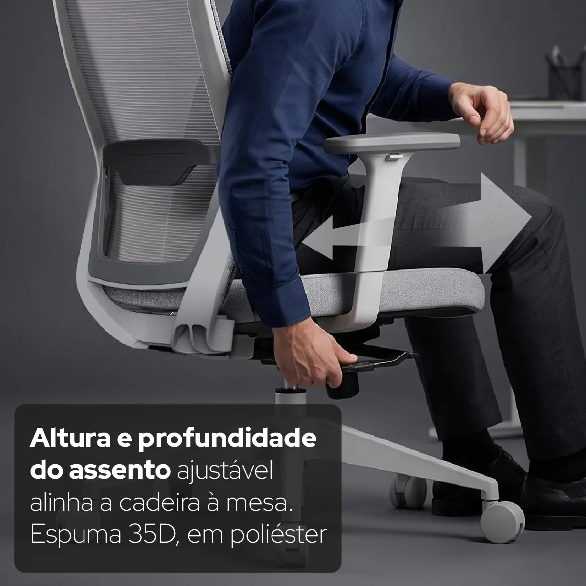 Cadeira Ergonômica Elements Serena
