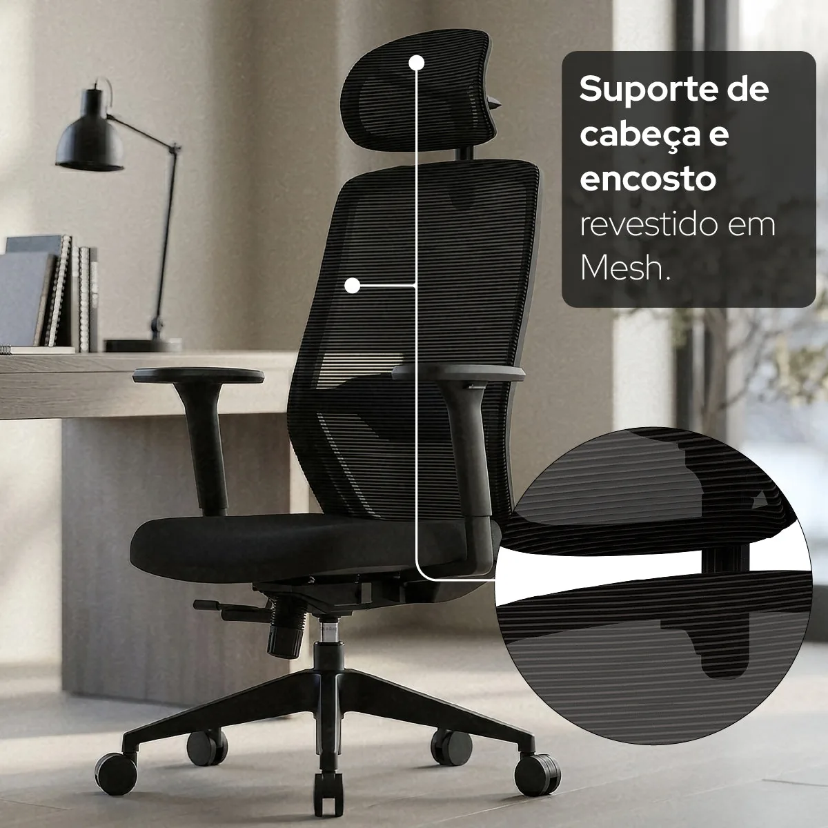 Cadeira Ergonômica Elements Serena