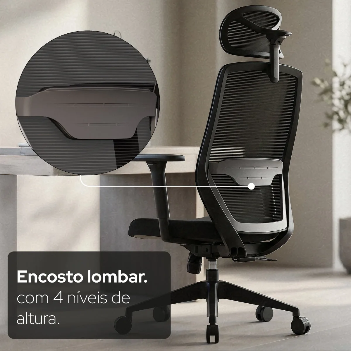 Cadeira Ergonômica Elements Serena