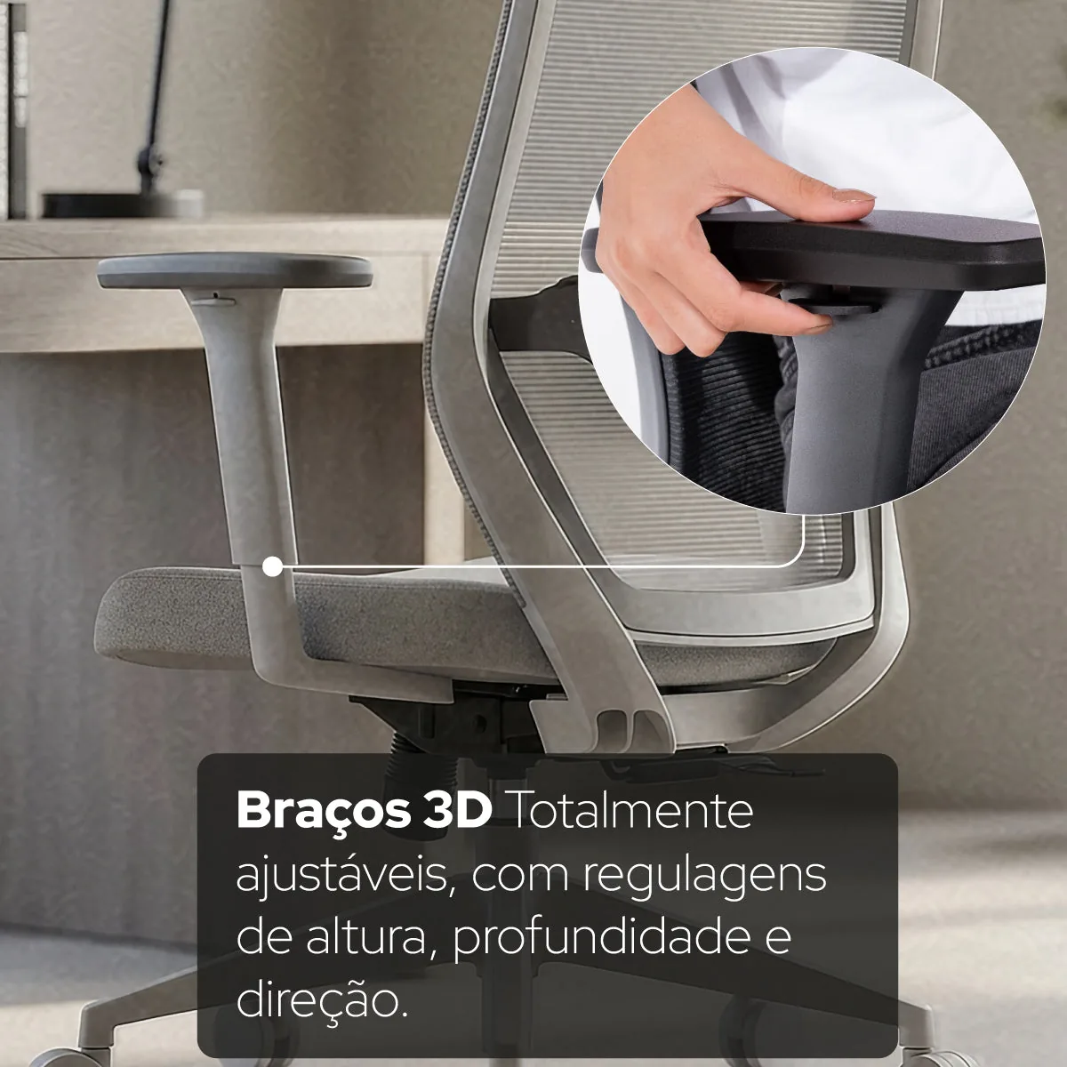 Cadeira Ergonômica Elements Serena