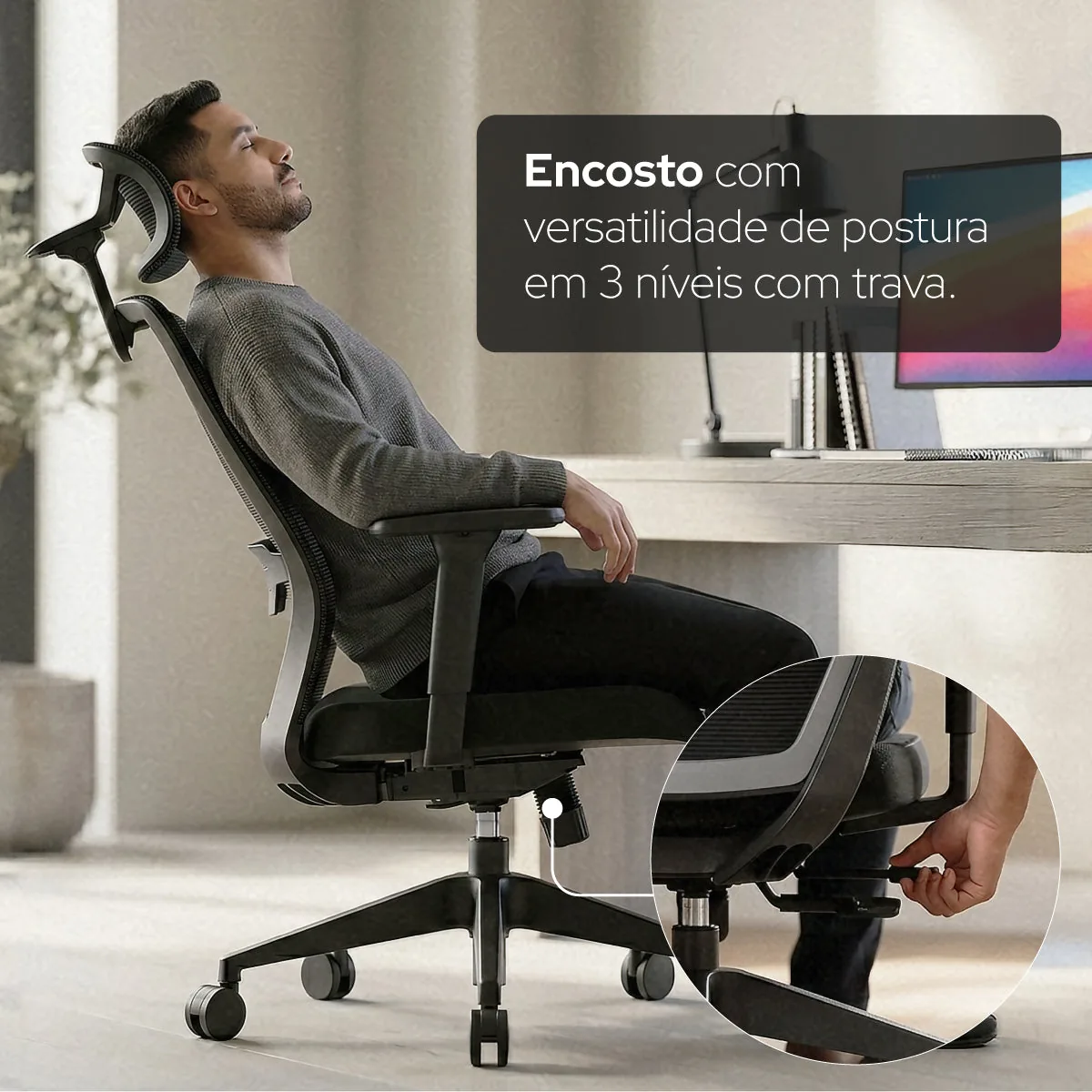 Cadeira Ergonômica Elements Serena